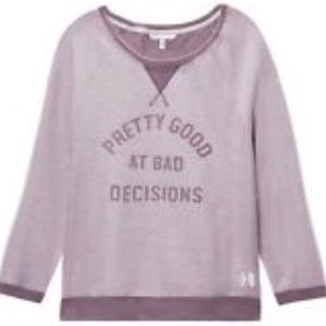 NWOT light Purple Pink by VS sweatshirt
